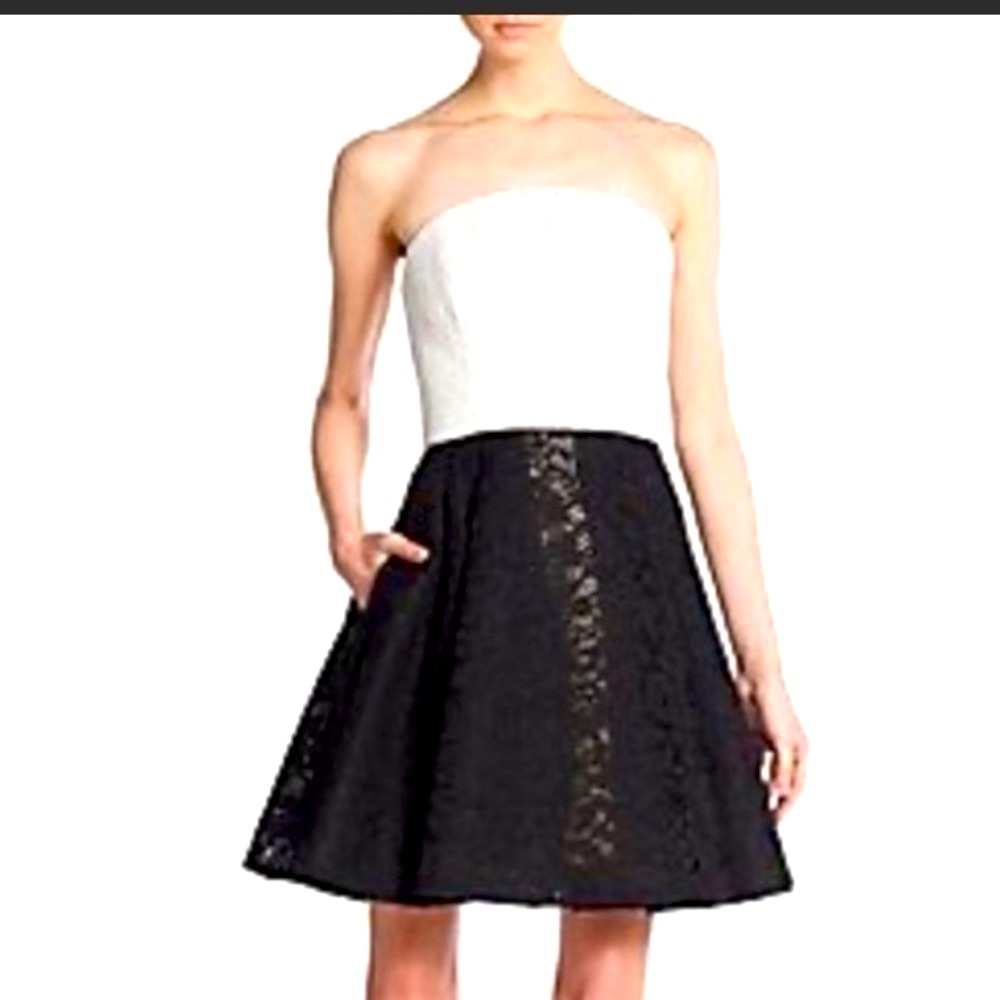 Lace Dress Strapless ABS by ALLEN SCHWARTZ